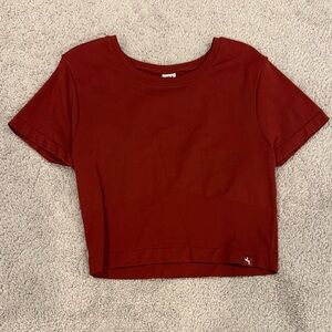 JoyLab Deep Red Crop Top